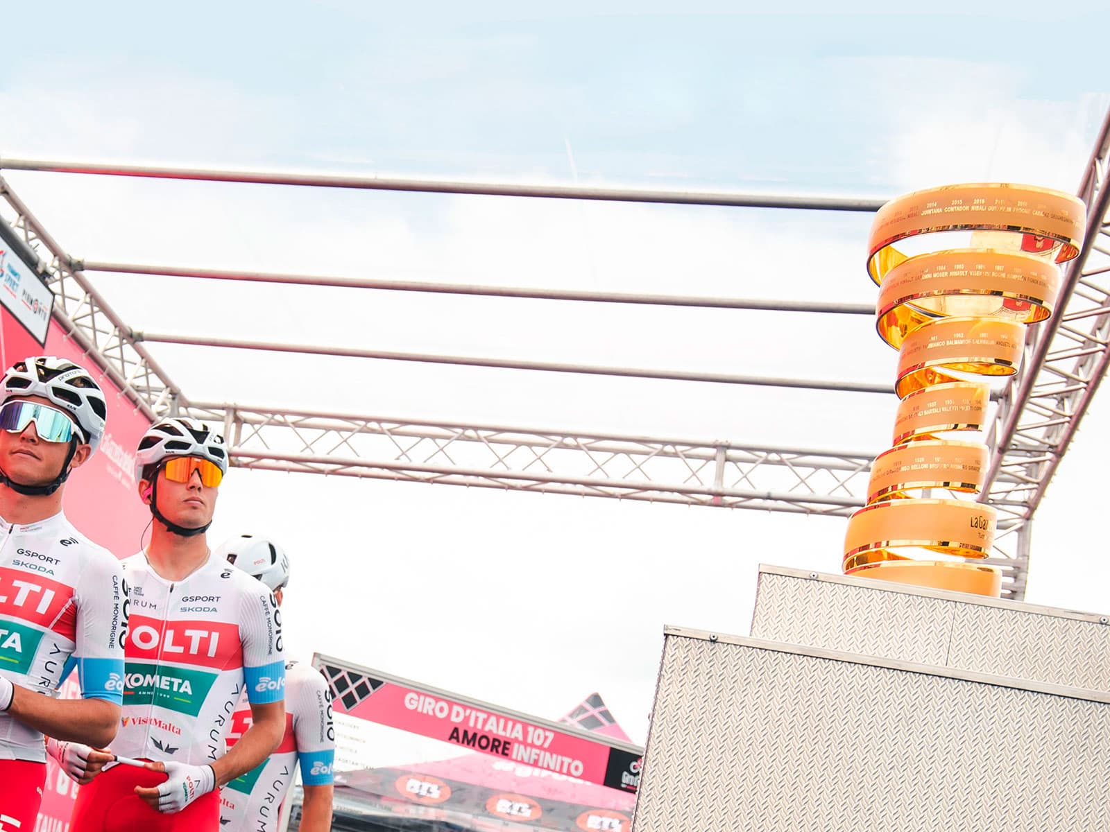 Gsport por primera vez en el Giro de Italia junto al equipo Polti Kometa