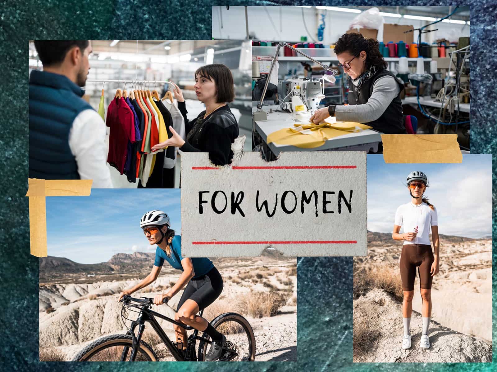Ropa de ciclismo específica para mujeres