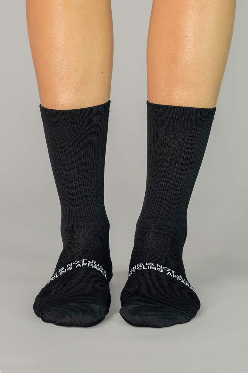 Calcetines One Logo Black Gsport Ciclismo Accesorios bici Negro Black