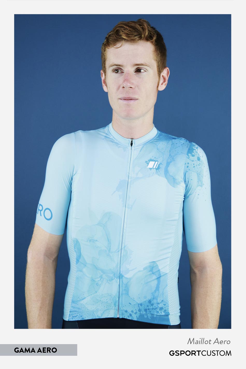 maillot custom ropa personalizada gsport ciclismo aero manga corta rejilla transpirable hombre