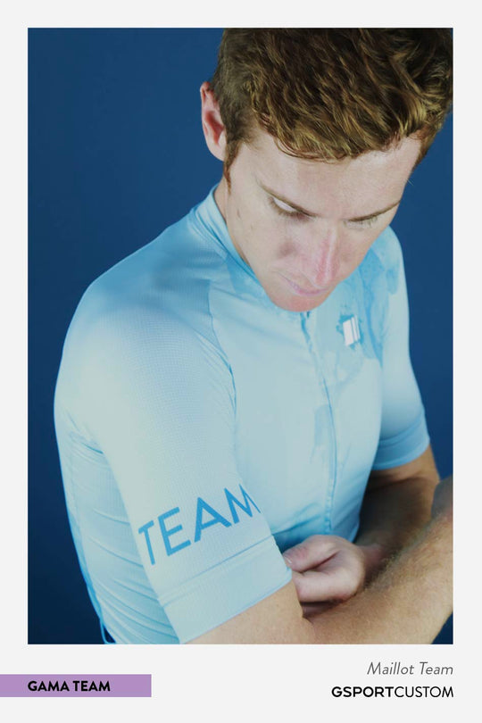 Maillot team manga corta verano ciclismo coleccion ropa personalizada custom gsport