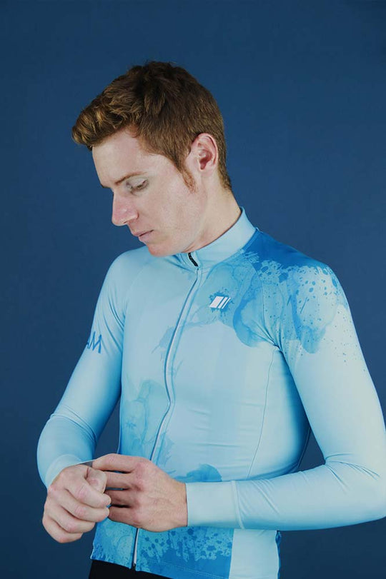 maillot ciclismo manga larga de hombre custom