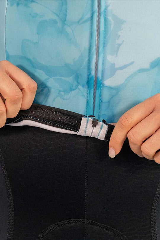 manga larga de custom con goma elastica