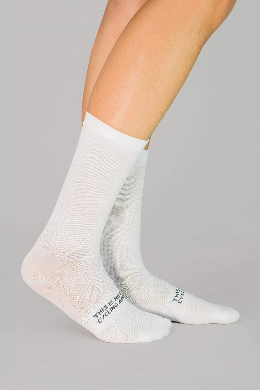 Calcetines Ciclismo One Blanco White
