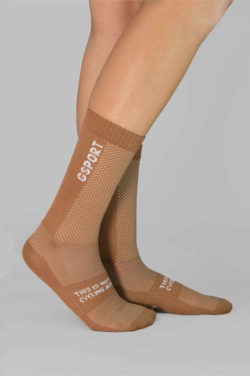 Calcetines Ciclismo Pro Team Marron