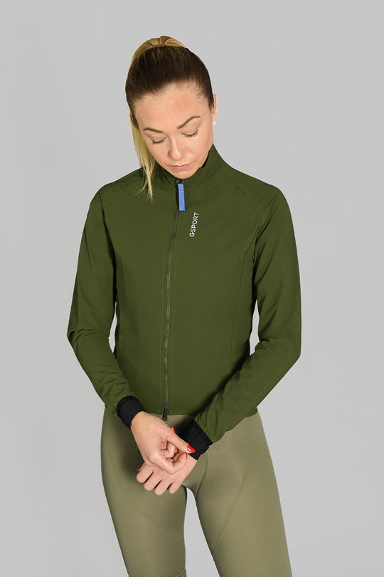 cortavientos verde unisex