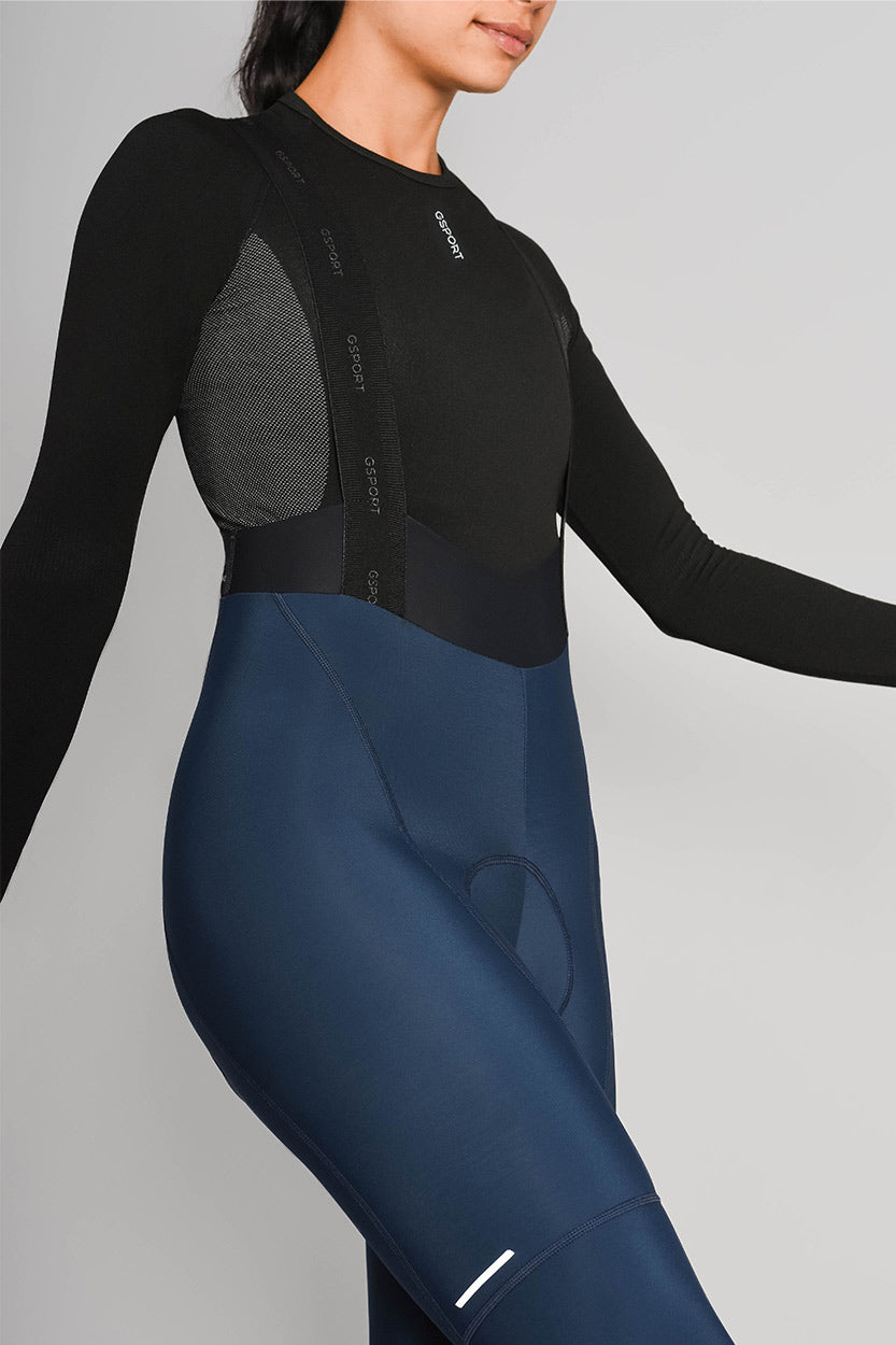 culotte invierno ciclismo mujer tirantes pro team gsport
