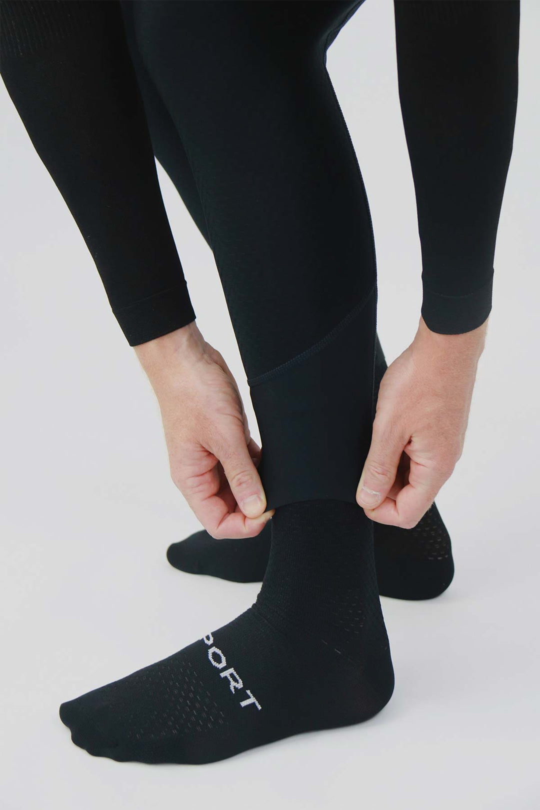 Men's Winter Black Tights