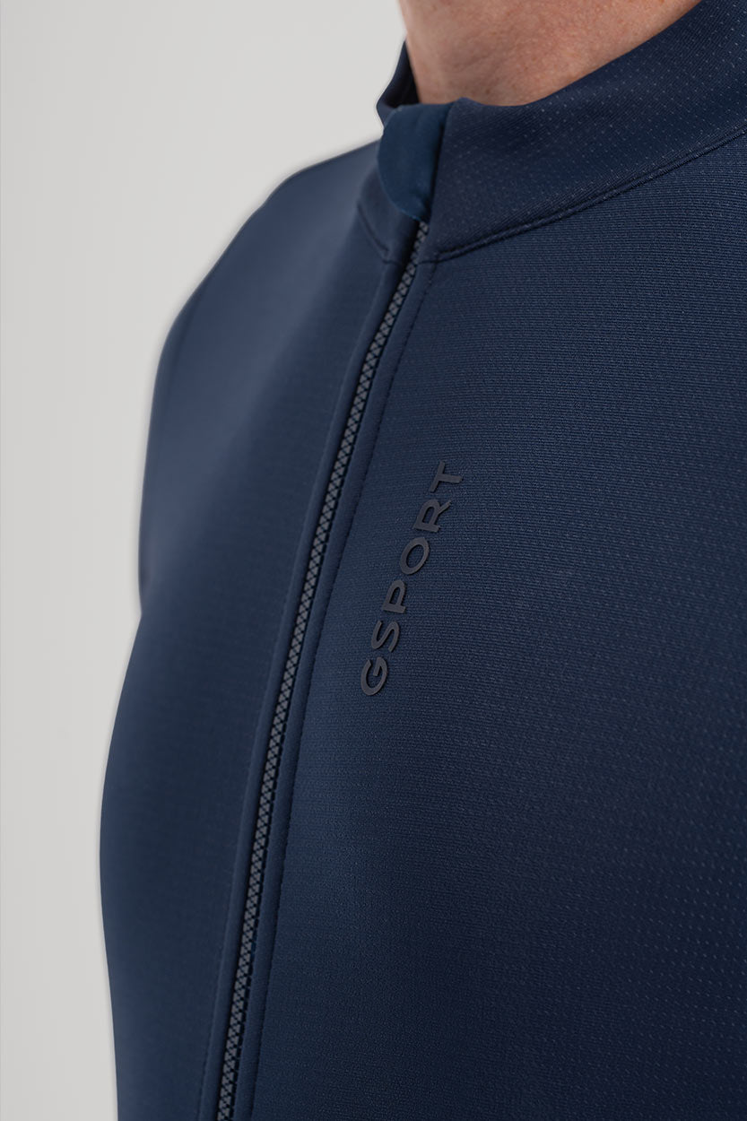 Cremallera YKK® Vislon® – Bloqueo semiautomático y protección anti-roce.