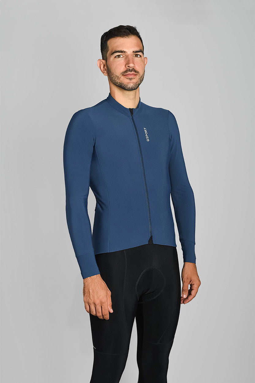 maillot pro team gsport ciclismo azul