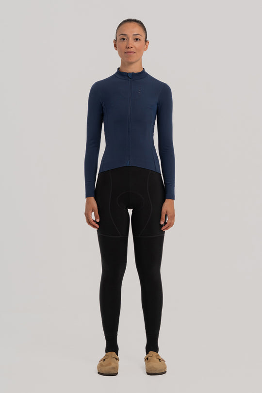 Maillot Pro Team invierno – Rendimiento superior en rutas frías.