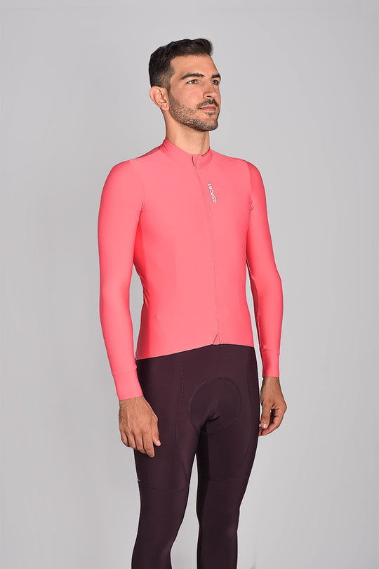 maillot one manga larga rosa gsport