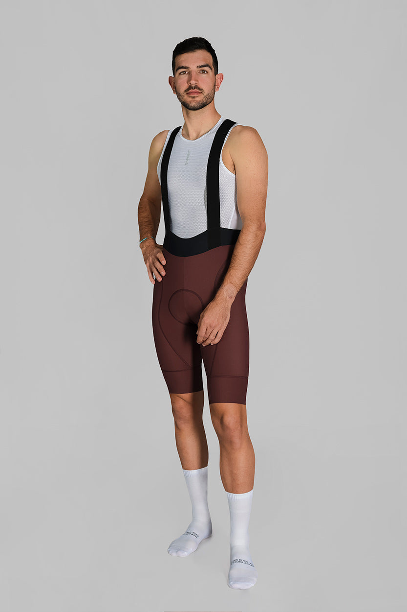 Men's Pro Team Rust Bib Short