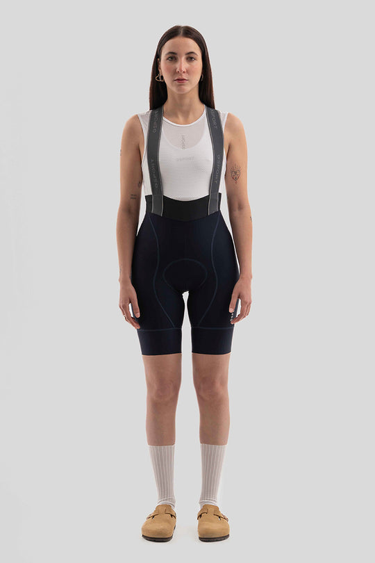 culotte ciclismo mujer azul marino