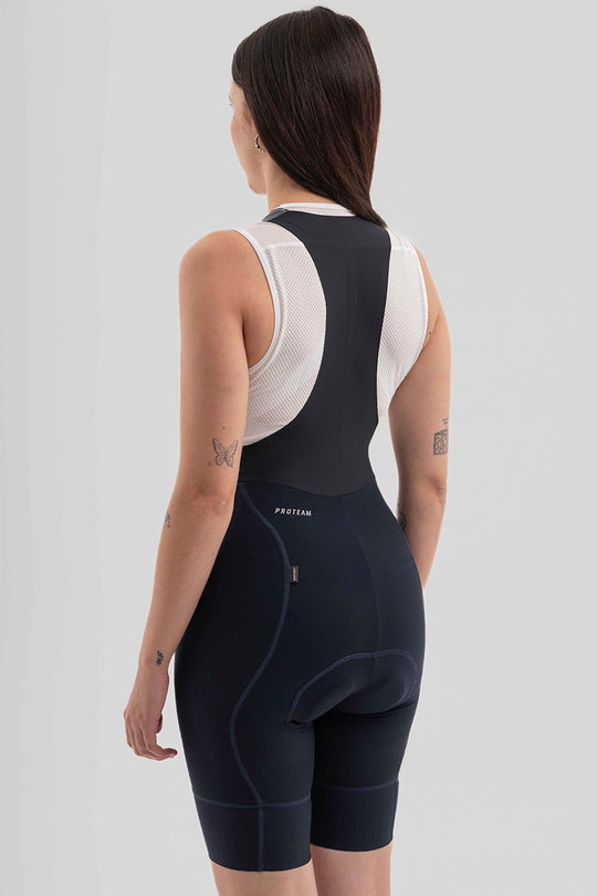 culotte pro team ciclismo mujer azul marino