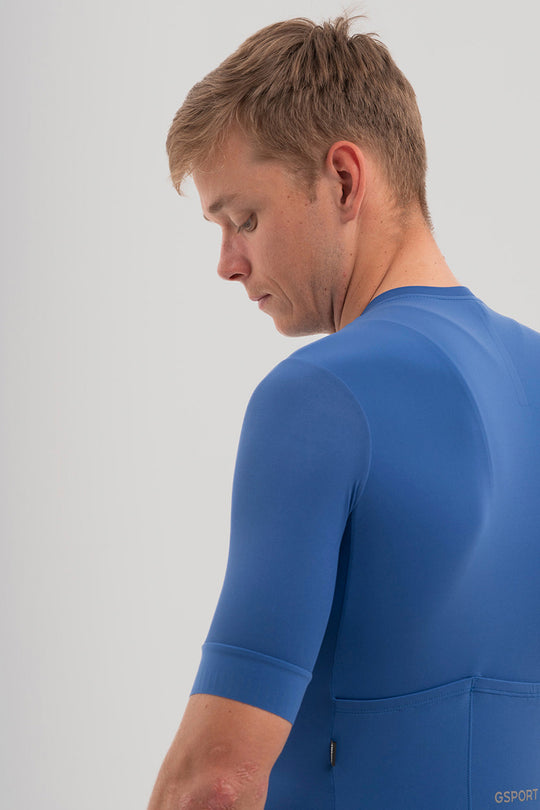 Maillot de ciclismo verano azul