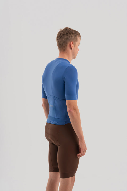 maillot verano para ciclismo color azul