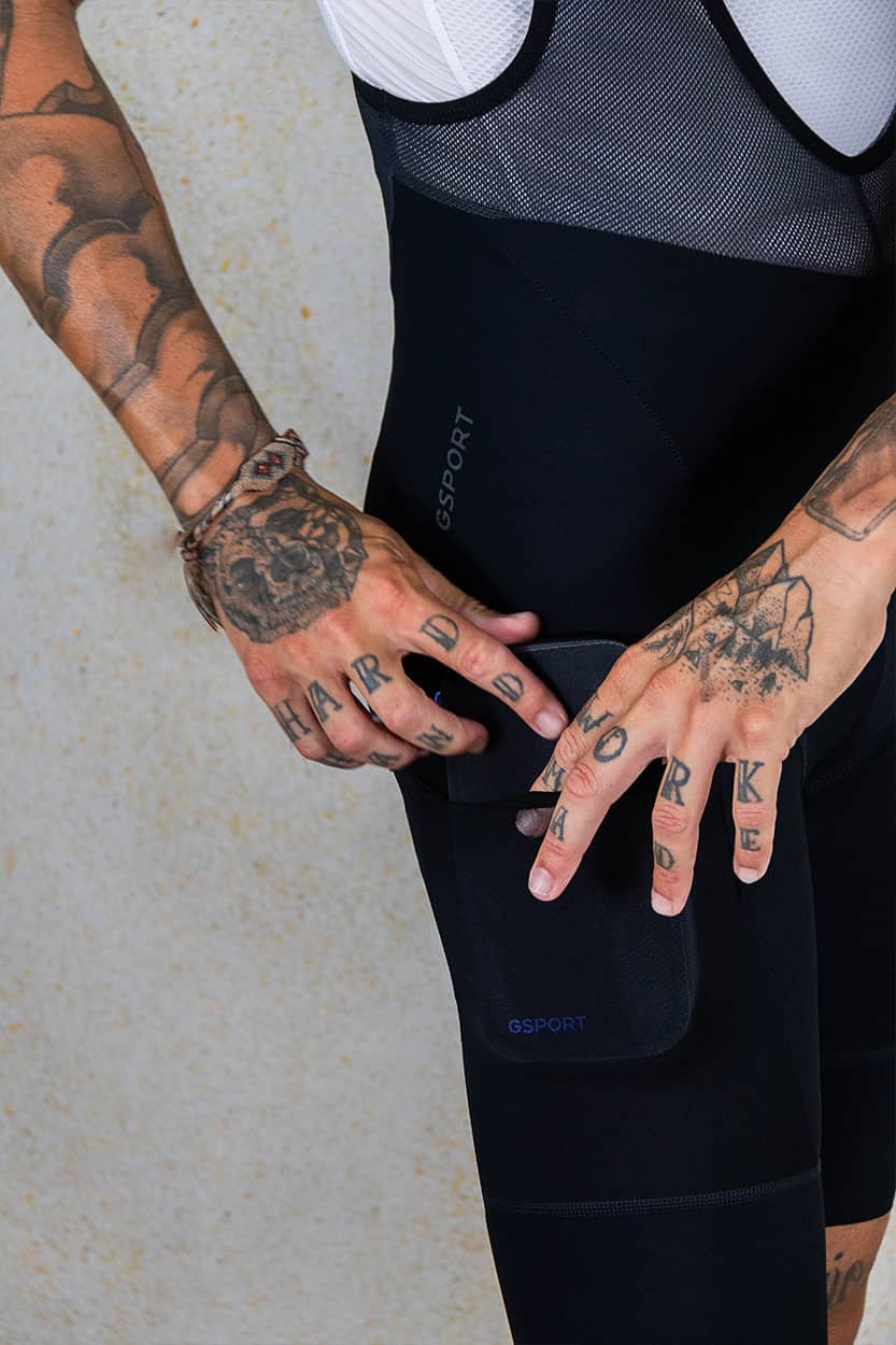 Men's Xplore Cargo Ebony Bib Short