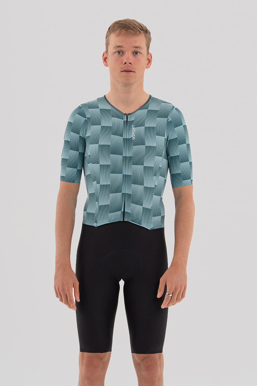monobody para ciclismo estampado