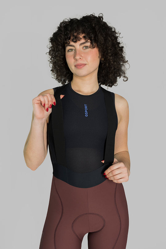 culotte mujer granate con puño y tirantes gobik