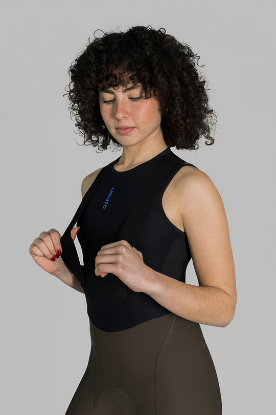 culotte mujer corto con tirantes verde compresivo gobik