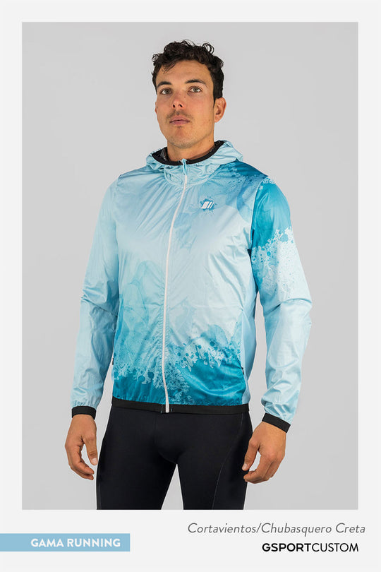 Corta-vento/capa de chuva personalizada Creta