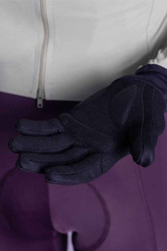 guantes invierno largos ciclismo winter abrigo negros black manillar bicicleta silicona espuma acolchados profesional rendimiento