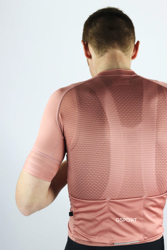 Maillot pro team manga corta coral rosa coleccion ciclismo ropa gsport