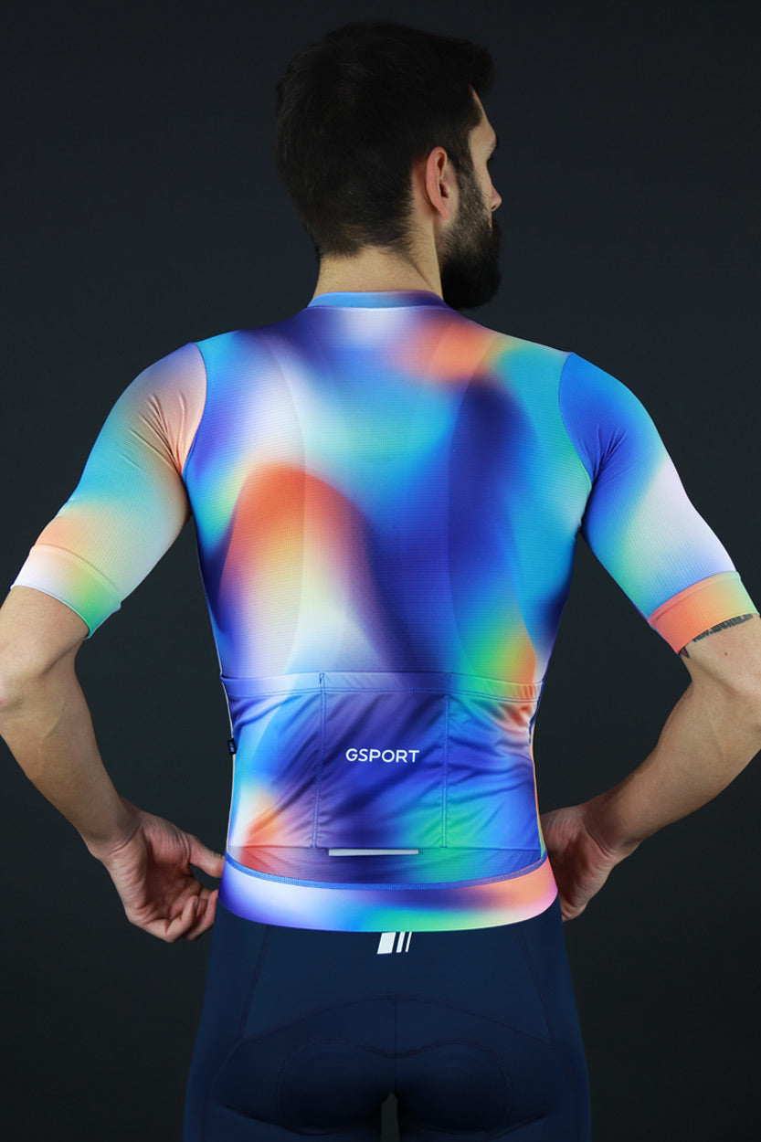 maillot aero cell rods manga corta hombre coleccion gsport ropa ciclismo jersey verano ss22 2022