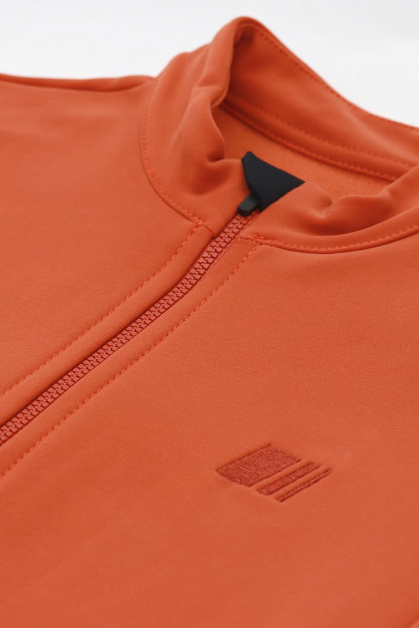 Maillot winter invierno manga larga sahara orange naranja jersey coleccion ropa ciclismo gsport