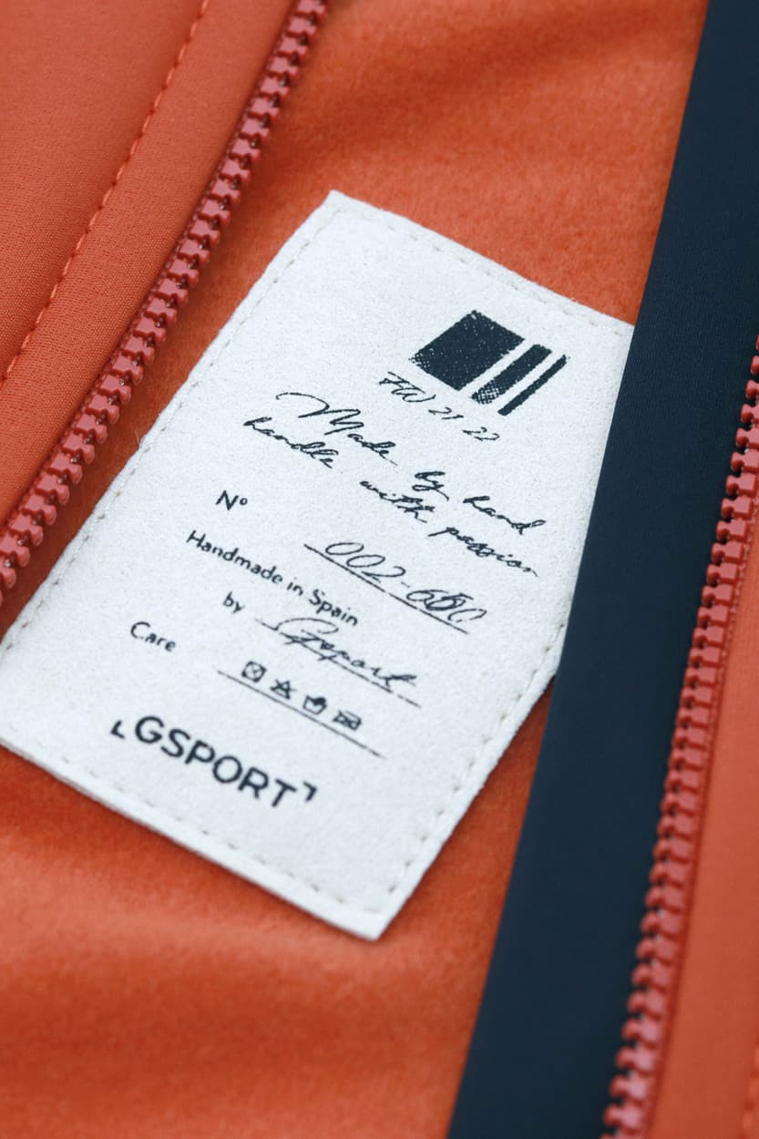 Maillot winter invierno manga larga sahara orange naranja jersey coleccion ropa ciclismo gsport