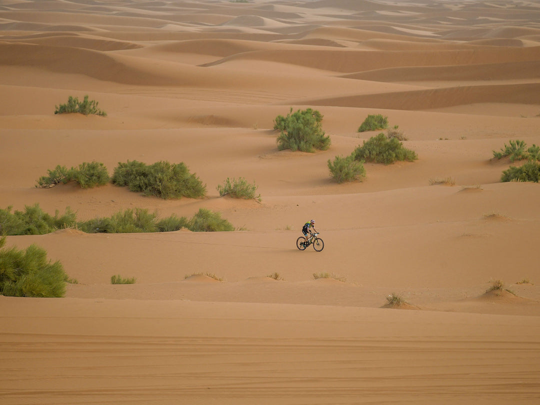 PODIUM FOR THE SCOTT CALA BANDIDA IN THE TITAN DESERT