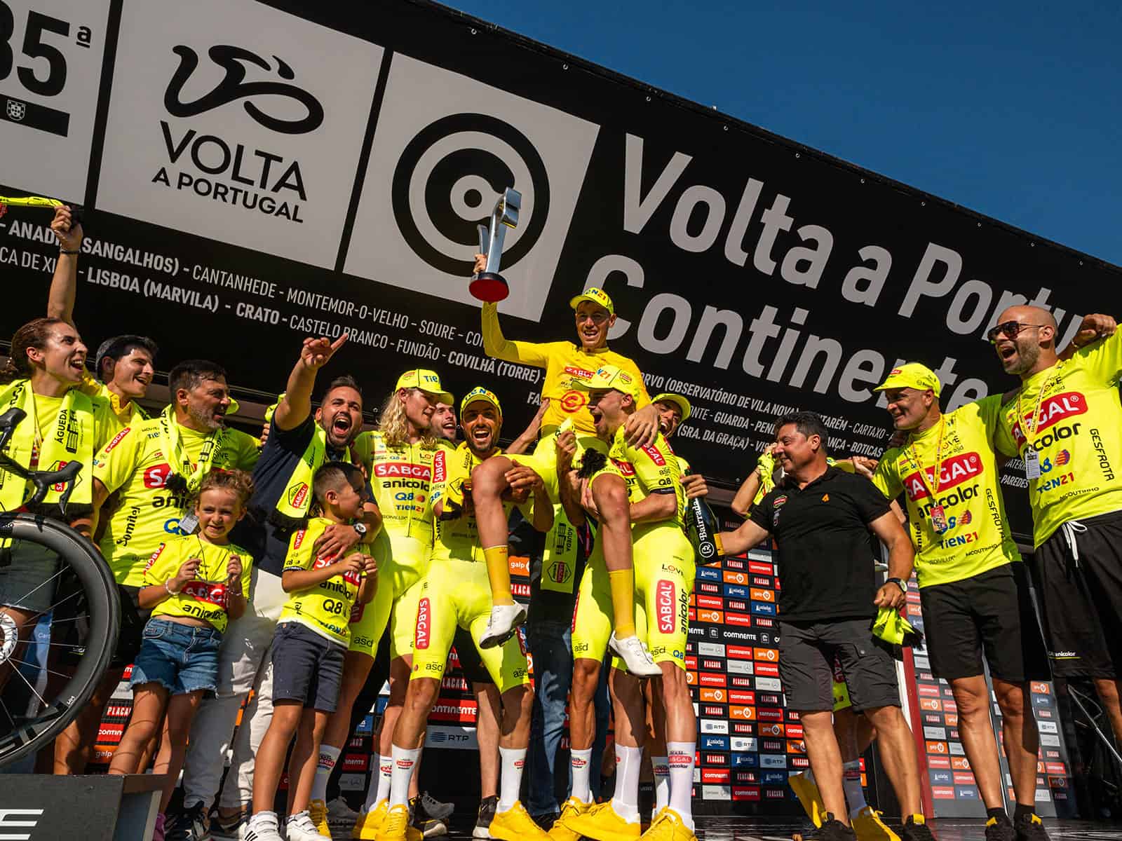 Artem Nych, Sabgal Anicolor, winner of the 85th Volta a Portugal. - GSPORT