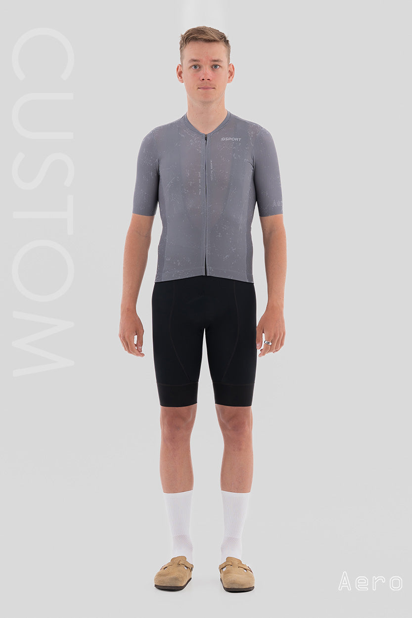 maillot custom ropa personalizada gsport ciclismo aero manga corta rejilla transpirable hombre