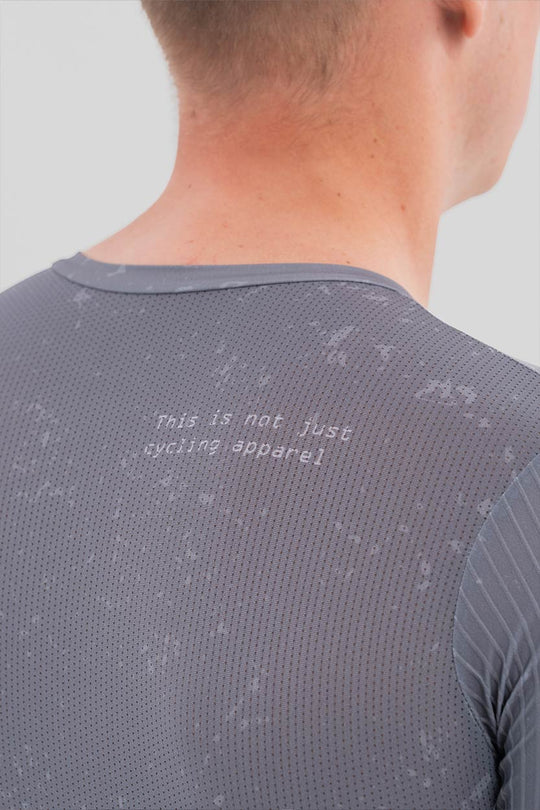 mono aero body manga corta tejido lycra carbono hombre gsport