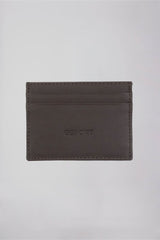 Porta-cartões Couro Chocolate