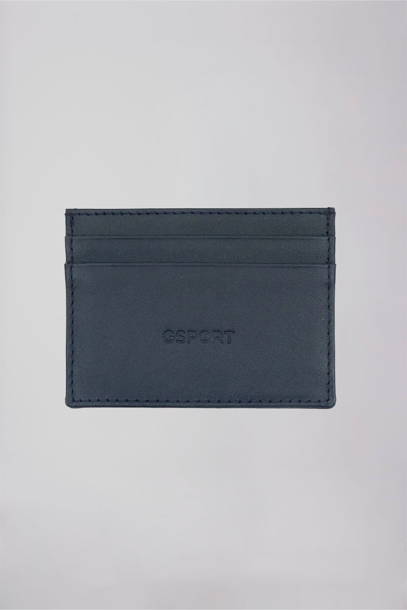 Portefeuille Cuir Bleu