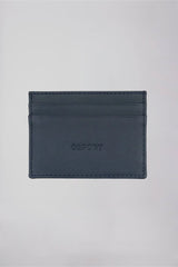 Porta-cartões Couro Marinho