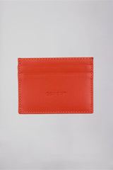 Portefeuille Cuir Orange