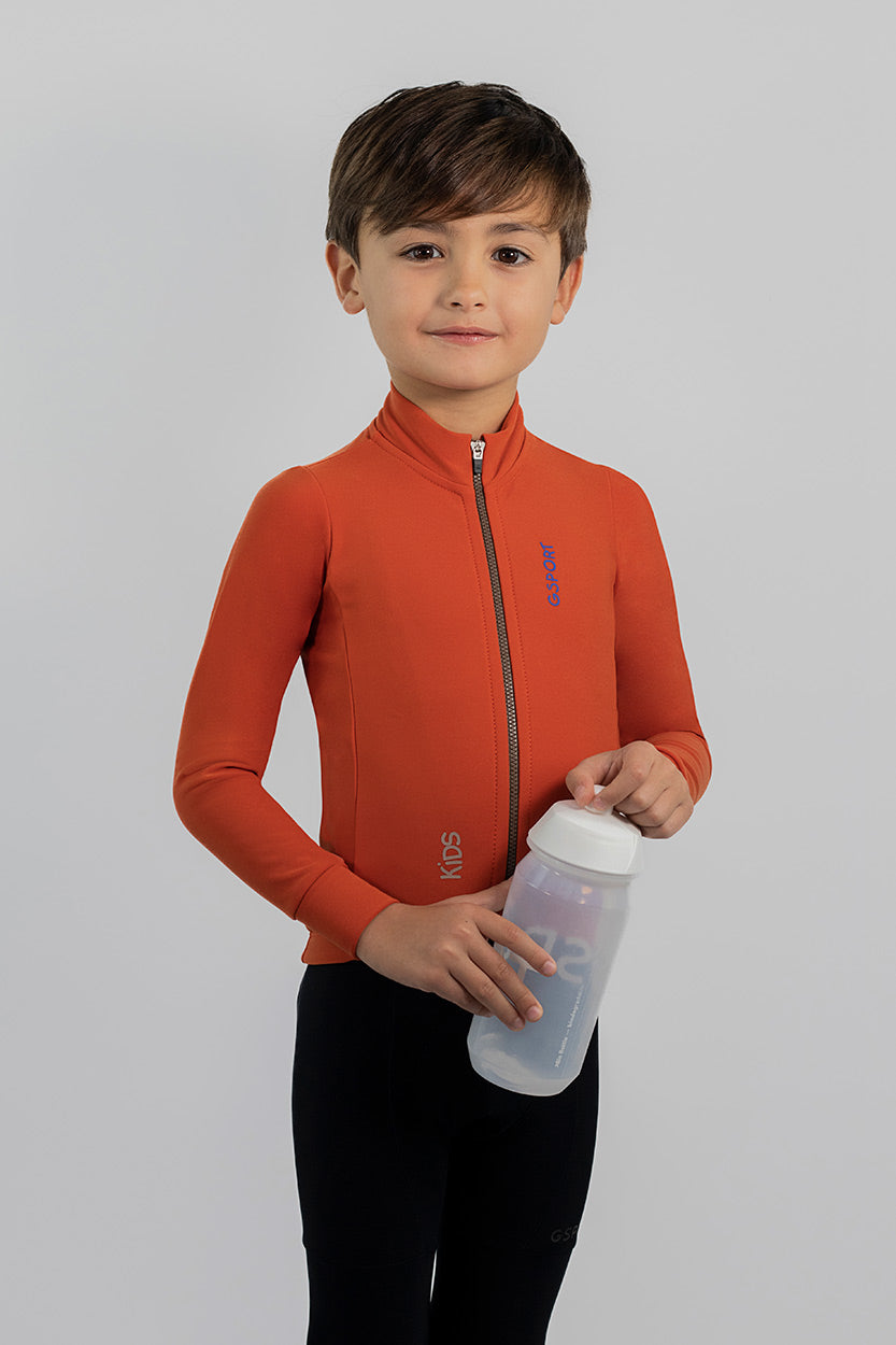 maillot ciclismo kids invierno abrigada niños