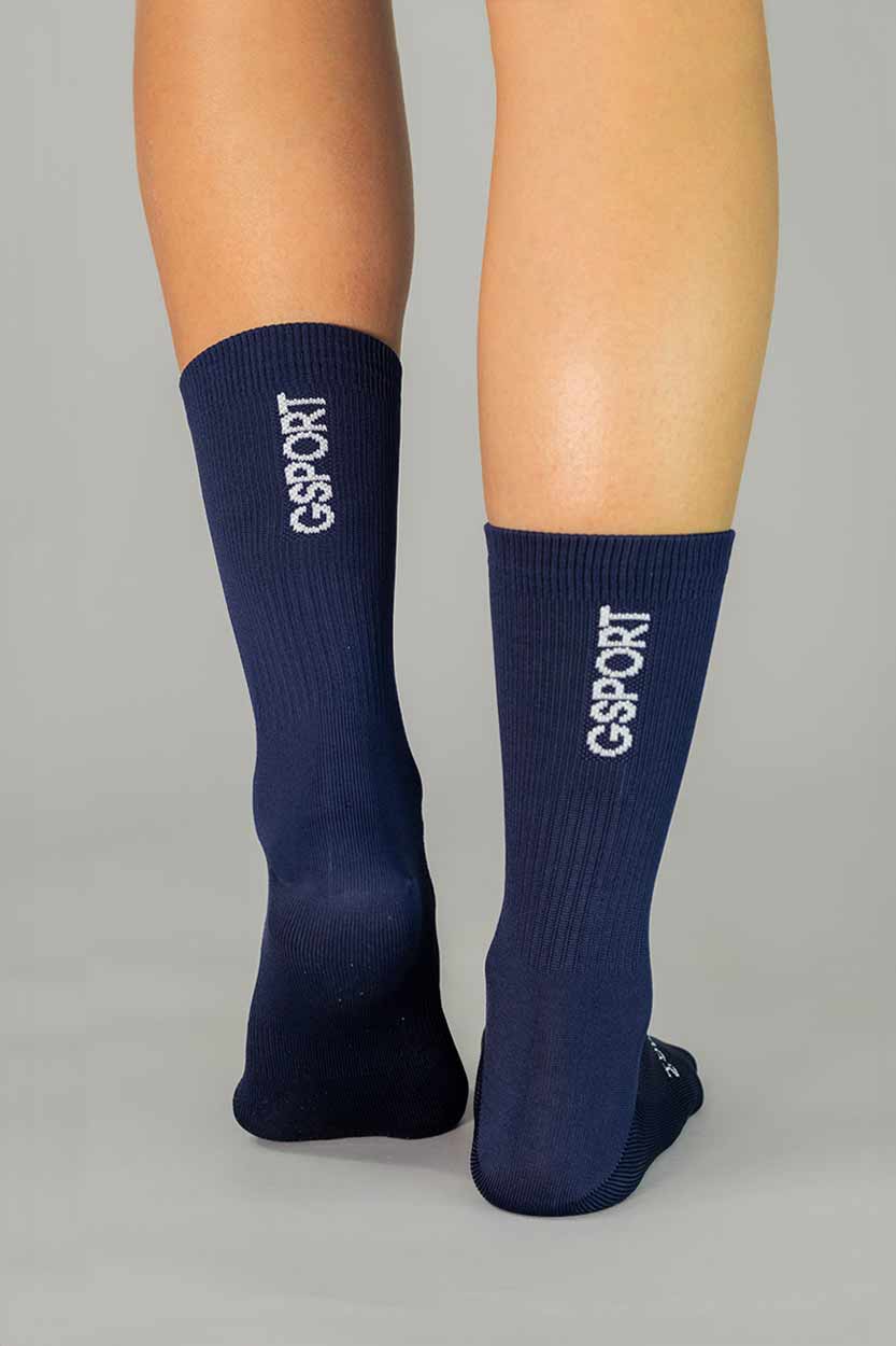 Calcetines One Logo Navy Gsport Ciclismo Accesorios bici