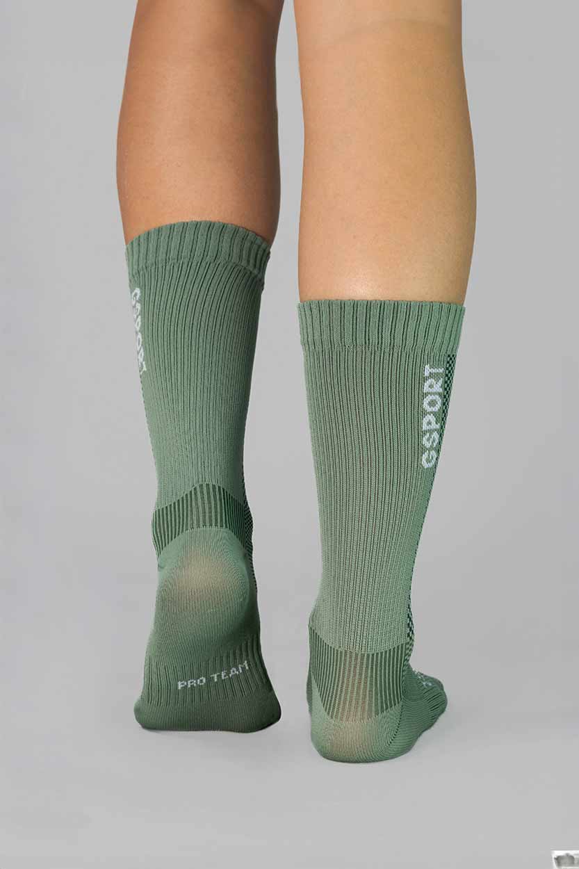 Calcetines Pro Team Verde Socks green