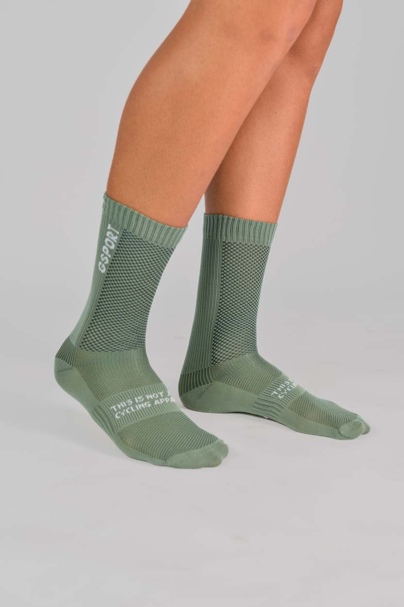 Calcetines Pro Team Verde Socks green