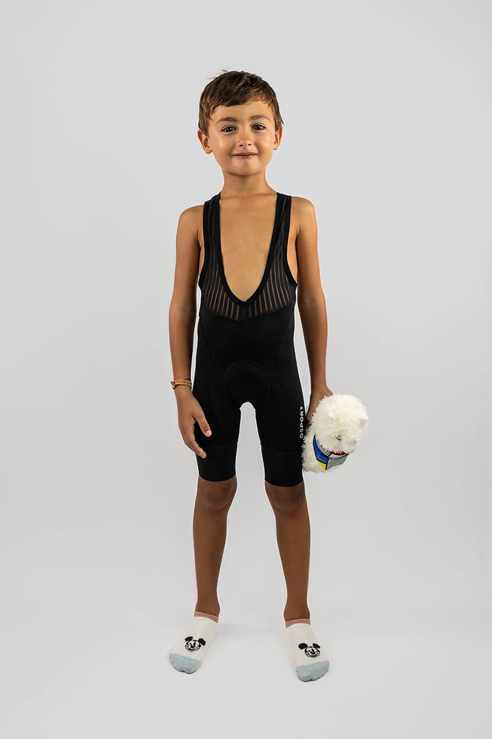 Kids One Black Bib Short