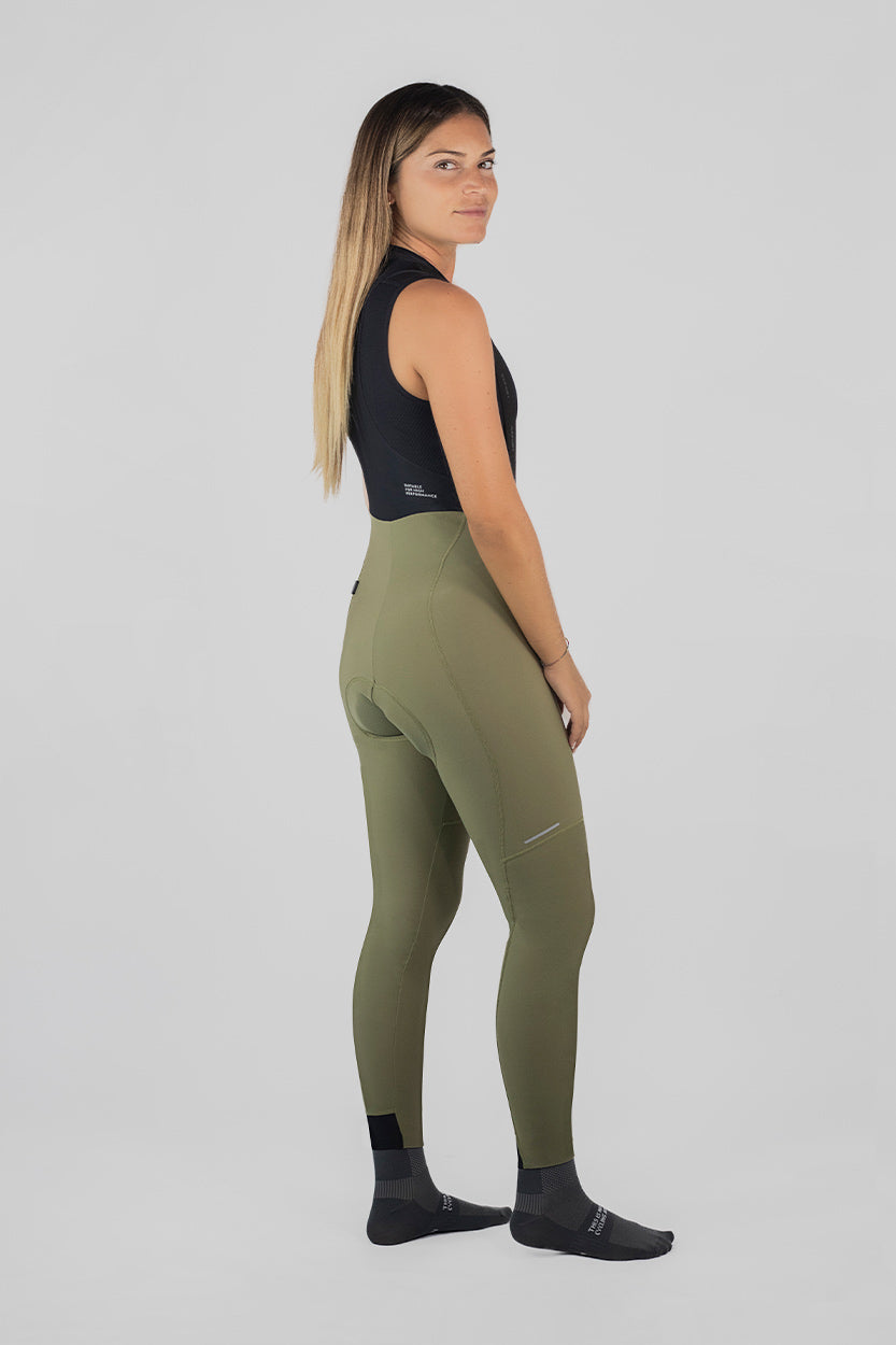 culotte invierno mujer badana femenina verde largo