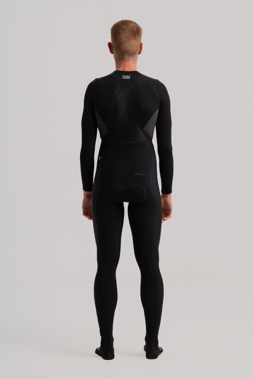 culotte negro invierno aquazero ciclismo deporte