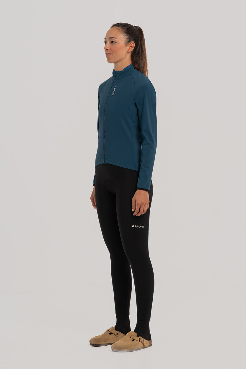 Chaqueta Gavia plegable, resistente y transpirable para ciclismo de invierno
