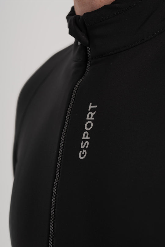 Cremallera YKK® Vislon® y detalles reflectantes en chaqueta ciclista