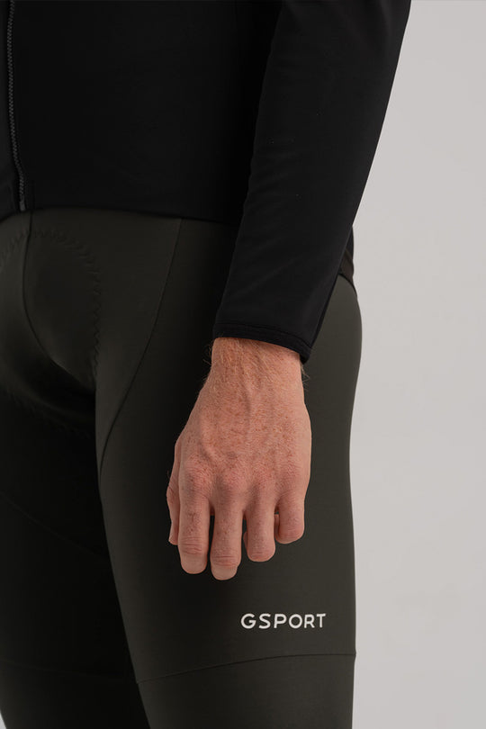Chaqueta técnica Gsport con cuello doble y puños elásticos