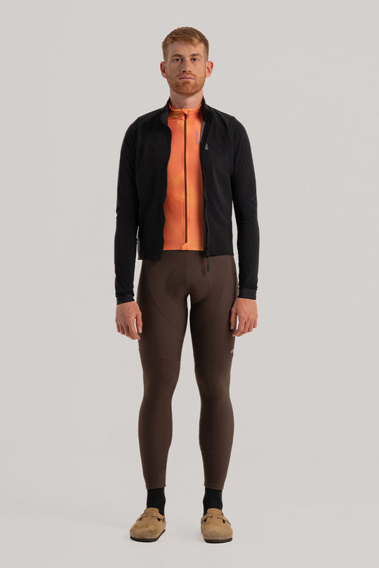 Chaqueta técnica para ciclismo en condiciones de viento y lluvia